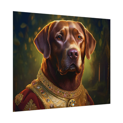 Chesapeake Bay Retriever Dog Renaissance Pet Portrait Print, Animal Lover print, Dog Wall Art, wall print, wall art