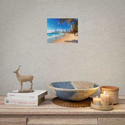 Surfers Paradise Beach Australia Coastal Print | Style 1 | Wall Art | Wall Print