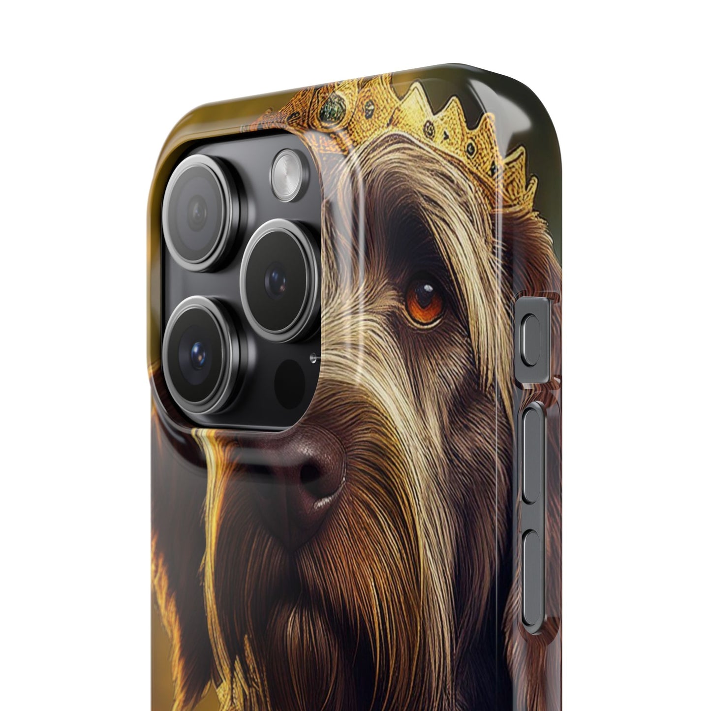 Wirehaired Pointing Griffon Renassaince Dog Portrait Slim Phone Case