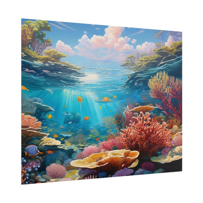 Great Barrier Reef  Australia Coastal Print | Style 3 | Wall Art | Wall Print
