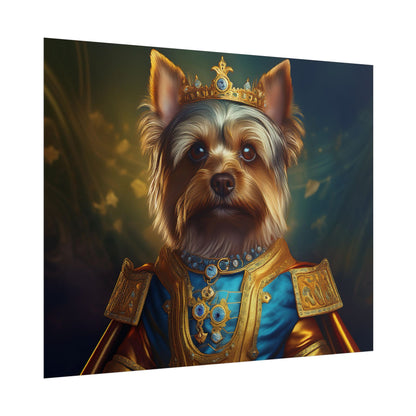Yorkshire Terrier Dog Renaissance Pet Portrait Print | Wall Art | Wall Print | Dog Art