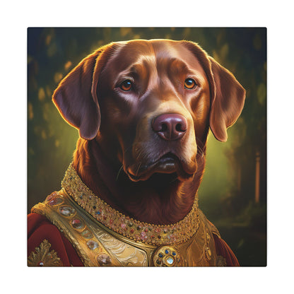 Chesapeake Bay Retriever Renaissance Pet Portrait - Canvas | Wall Art | Wall Print | Dog Art