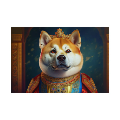 Shiba Dog Renaissance Portrait Print,  Art Print, Wall Decor Gift, Animal Lover Home Decor, wall prints, wall art