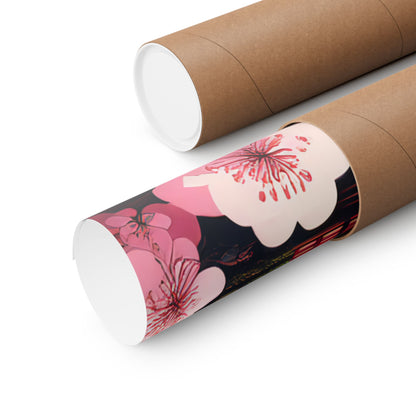Japanese Cherry Blossom Wall Art Print | Wall Art | Wall Print | Japanese Wall Art
