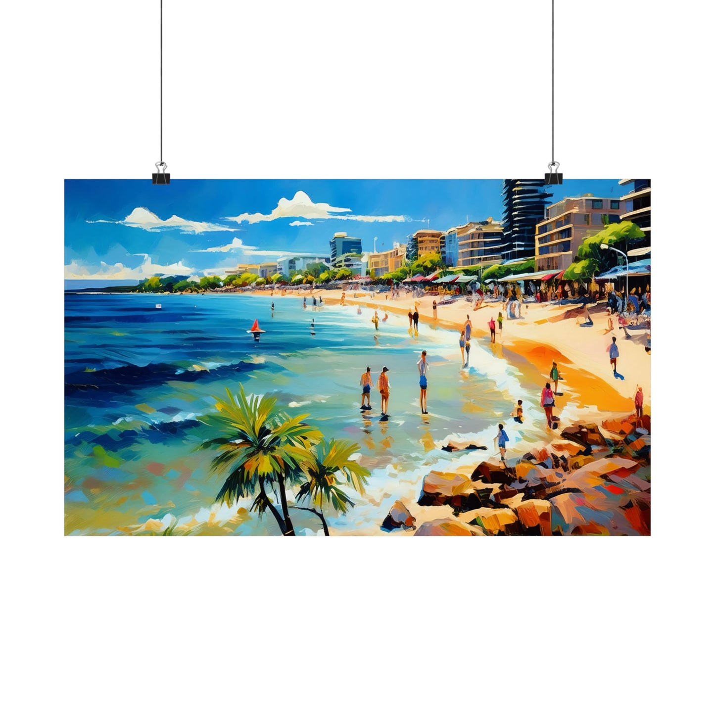Manly Beach Australia Coastal Print | Style 1 | Wall Art | Wall Print