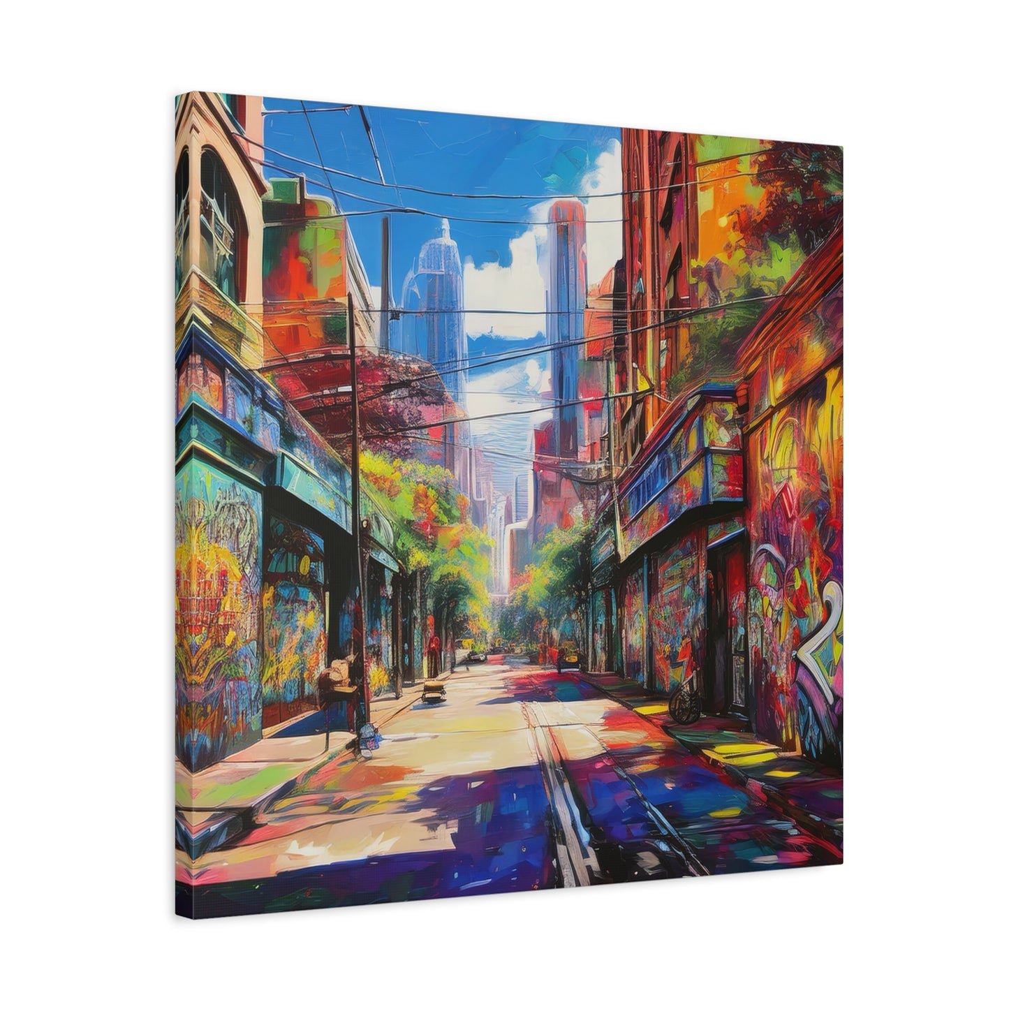 Melbourne Street Graffiti Australia on Canvas | Style 2 | Wall Art | Wall Print