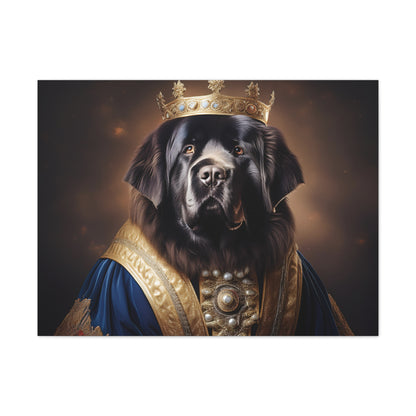 Newfoundland Renaissance Pet Portrait on Canvas | wall art | wall print