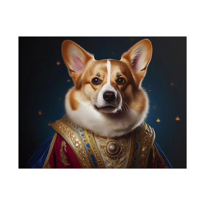 Pembroke Welsh Corgi Renaissance Pet Portrait Print | Wall Art | Wall Print | Dog Art