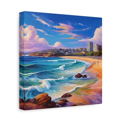 Coogee Beach Australia Coastal Canvas Art | Style 1 | Wall Art | Wall Print