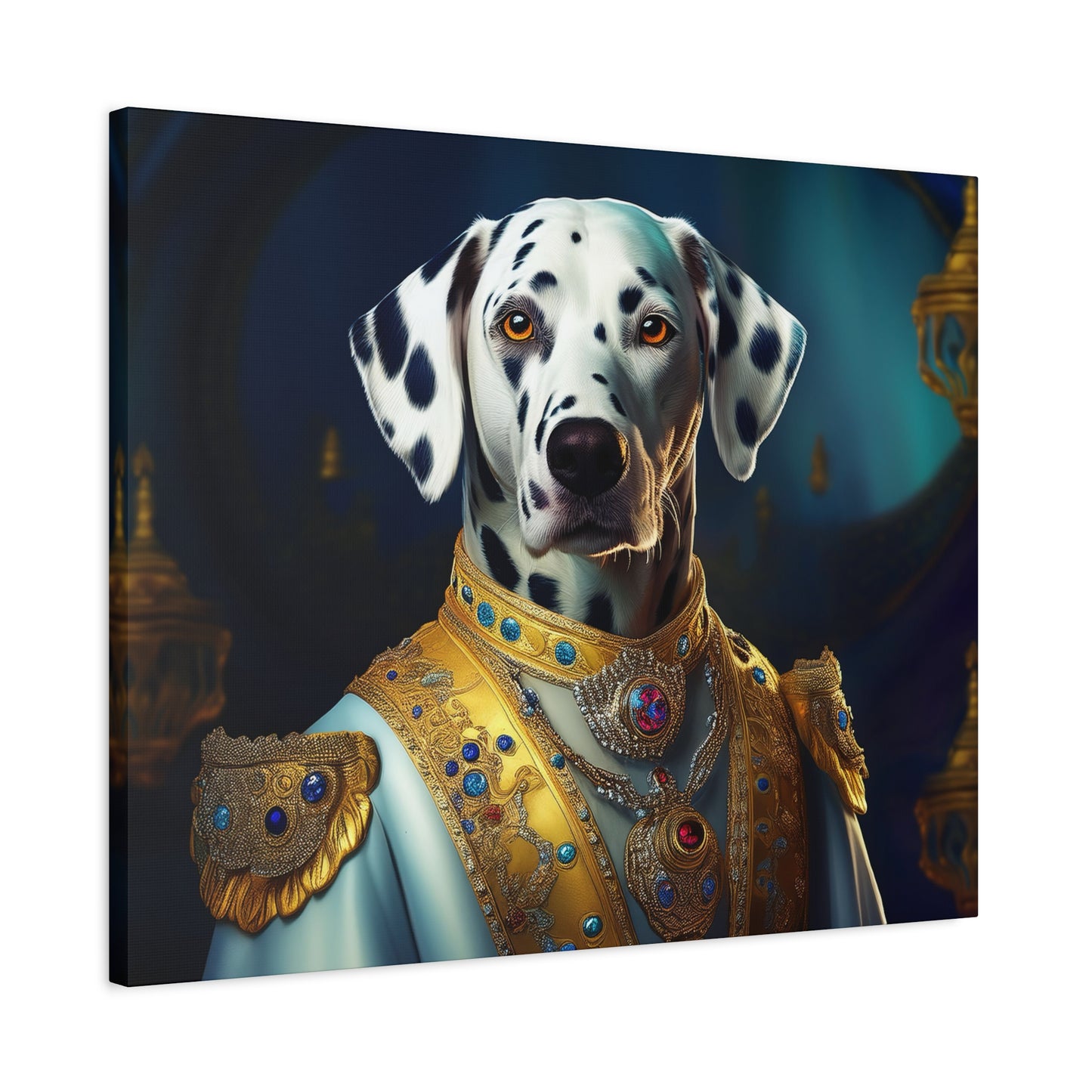 Dalmation Renaissance Pet Portrait Canvas | Wall art | Wall print | Dog art