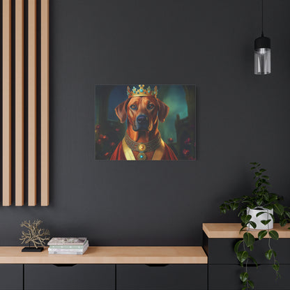 Rhodesian Ridgeback Renaissance Pet Portrait  on Canvas, wall art, wall print, dog portrait, dog art
