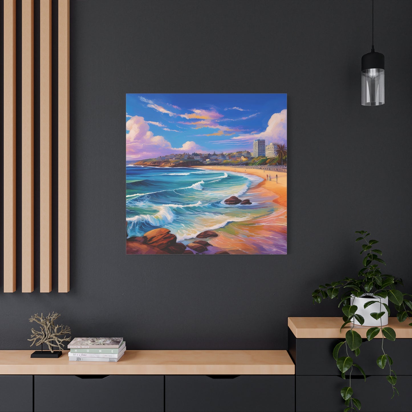 Coogee Beach Australia Coastal Canvas Art | Style 1 | Wall Art | Wall Print