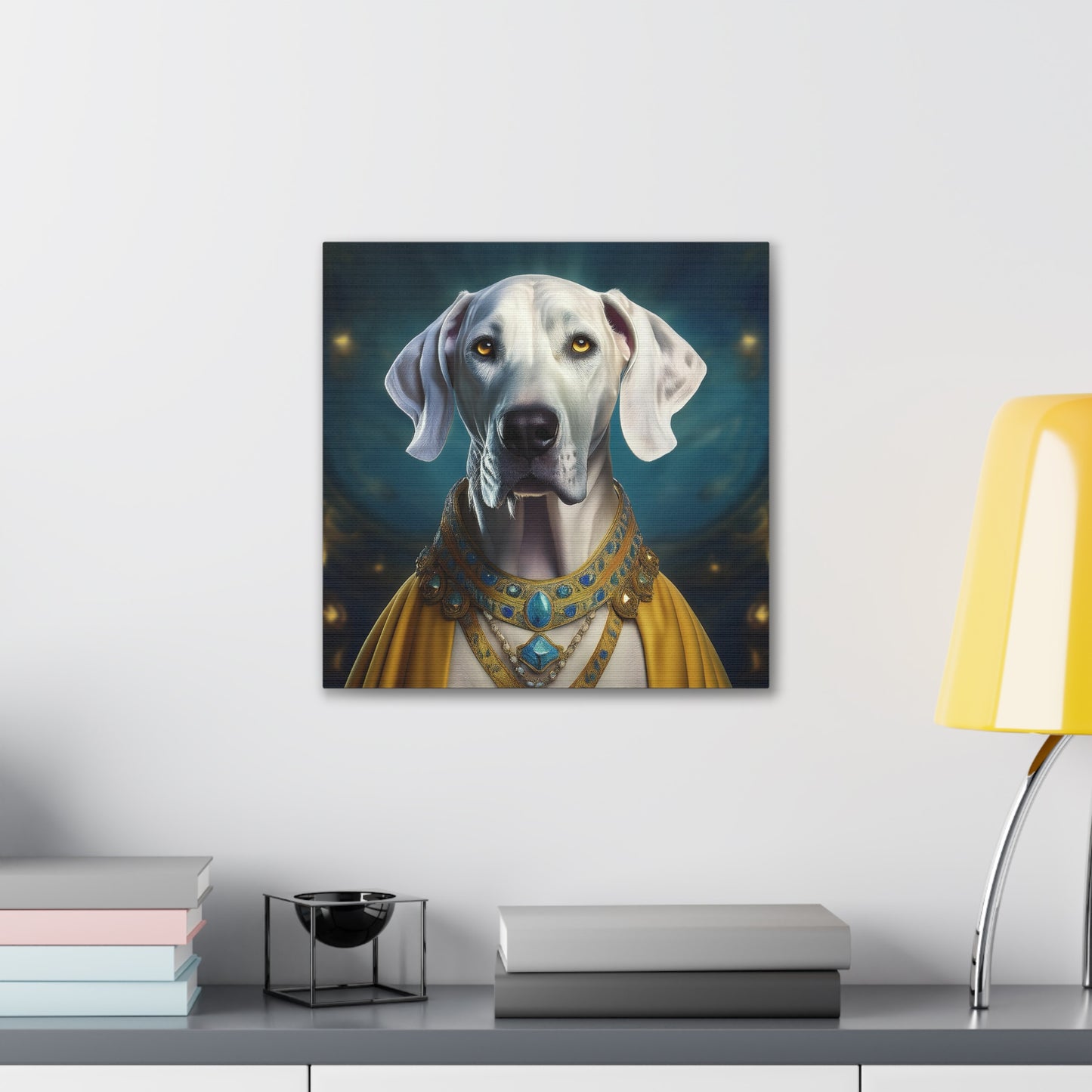 Great Dane Renaissance Pet Portrait  - Canvas, wall art, wall print, dog portrait, dog art