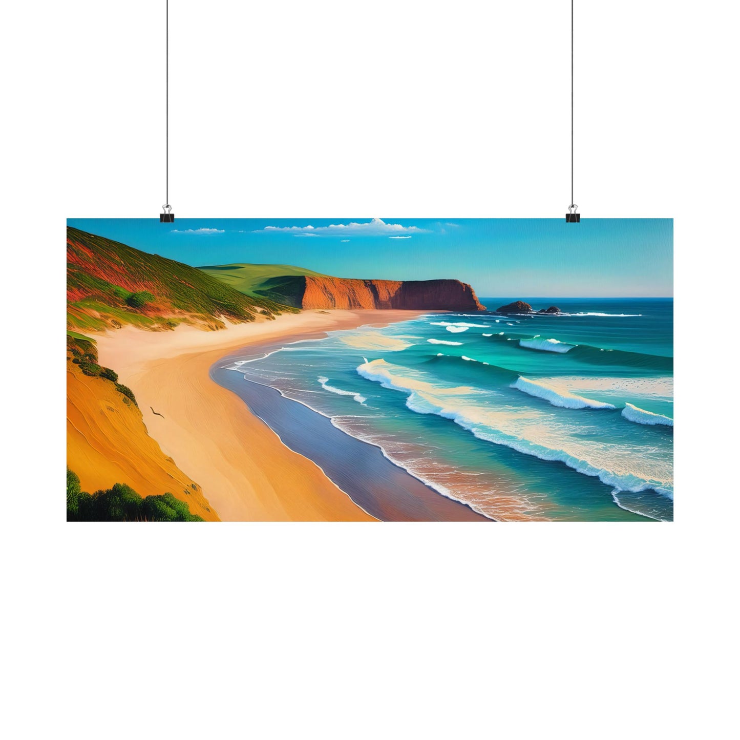 Bells Beach Australia Coastal Print | Style 1 | Wall Art | Wall Print