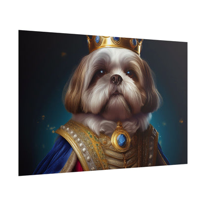Shih Tzu Renaissance Pet Portrait Print | Dog Lover Wall Art | Dog Memorial Gift | Wall Art | Wall Print