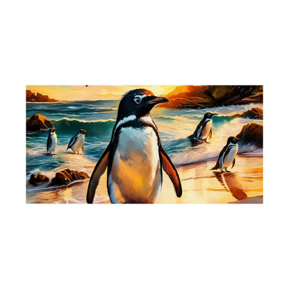 Phillip Island Little Penguins Australia Wall Art | Vibrant Wall Print | Unique Painting Print | Style 3 | Wall Art | Wall Print
