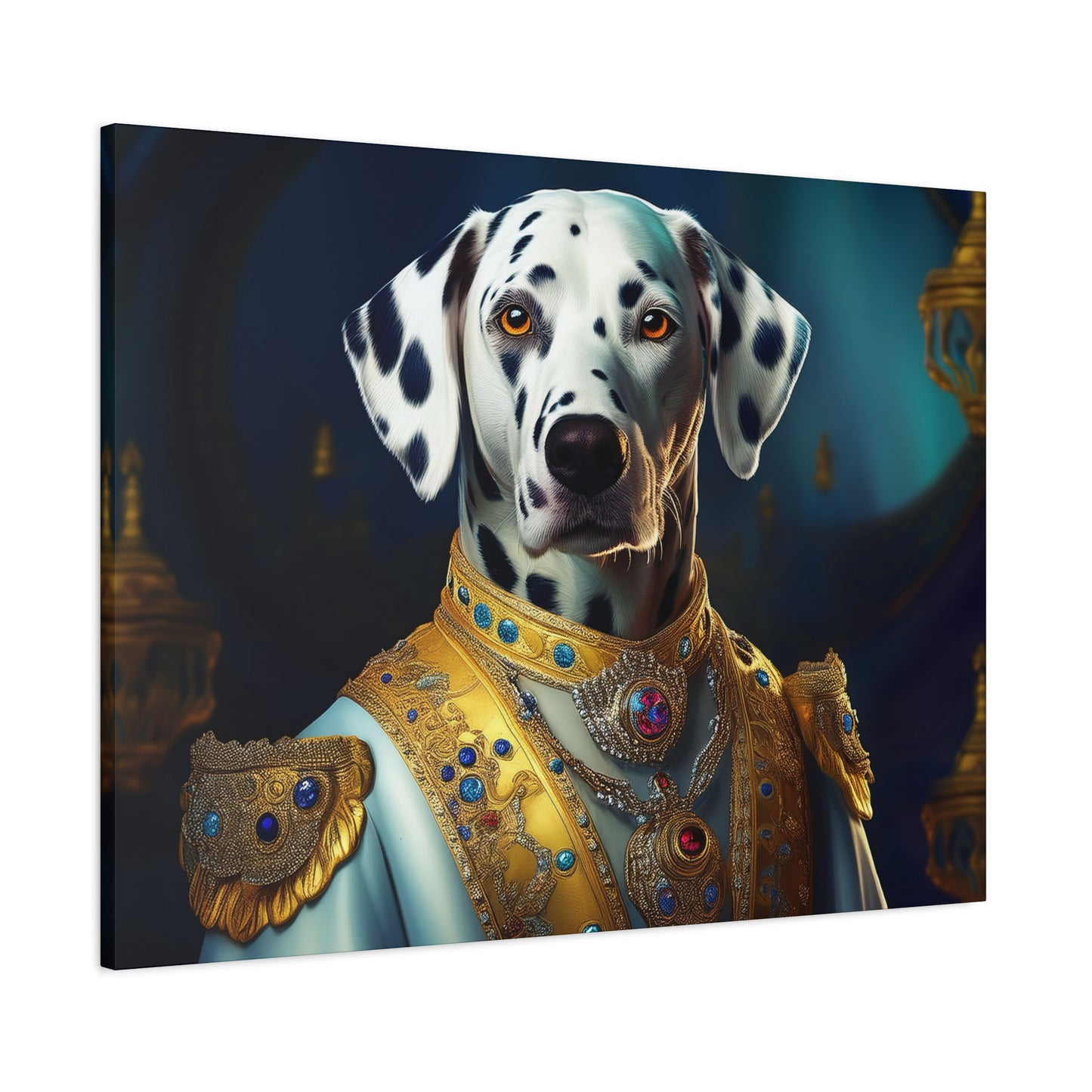 Dalmation Renaissance Pet Portrait Canvas | Wall art | Wall print | Dog art