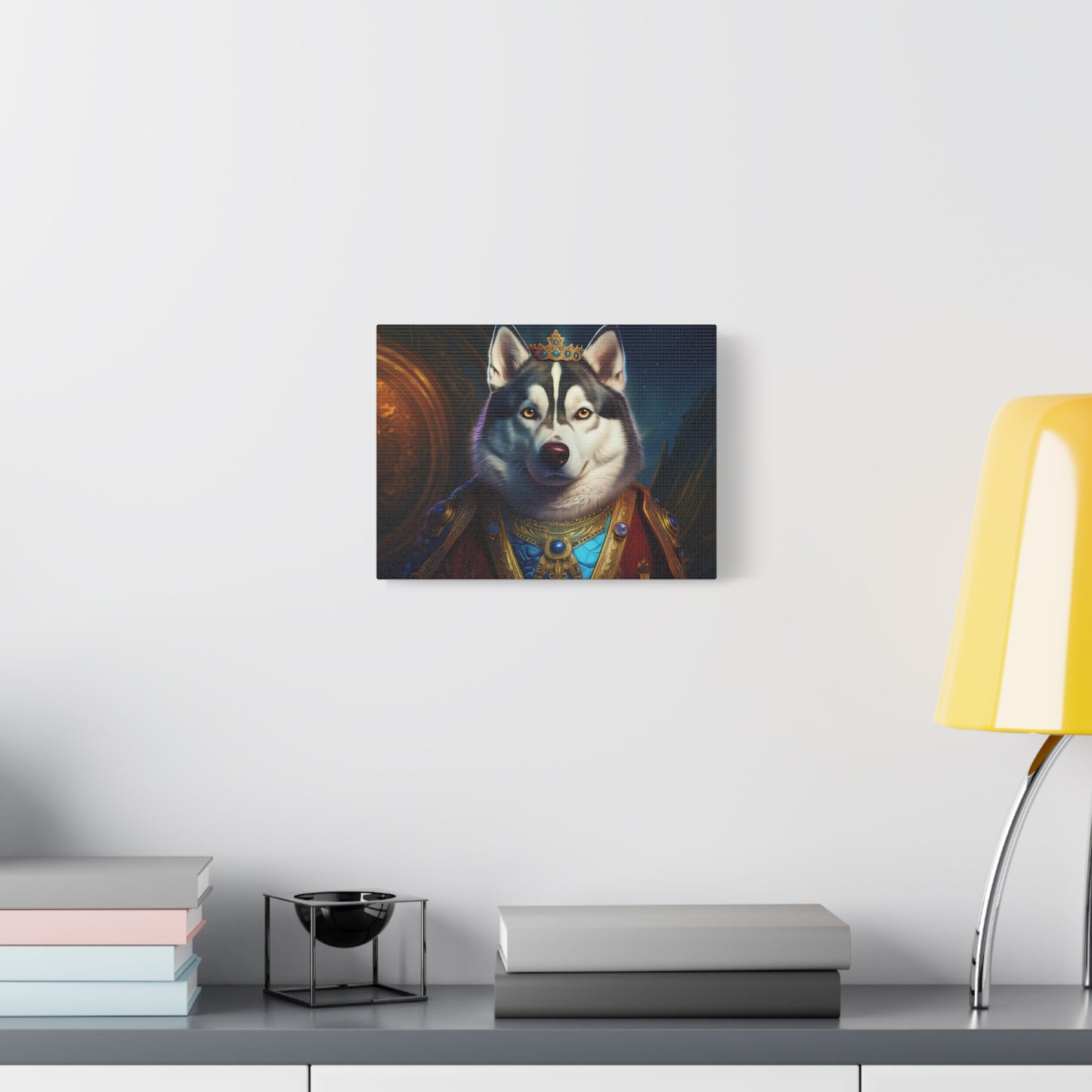 Siberian Husky Renaissance Pet Portrait on Canvas, wall art, wall print, dog portrait, dog art