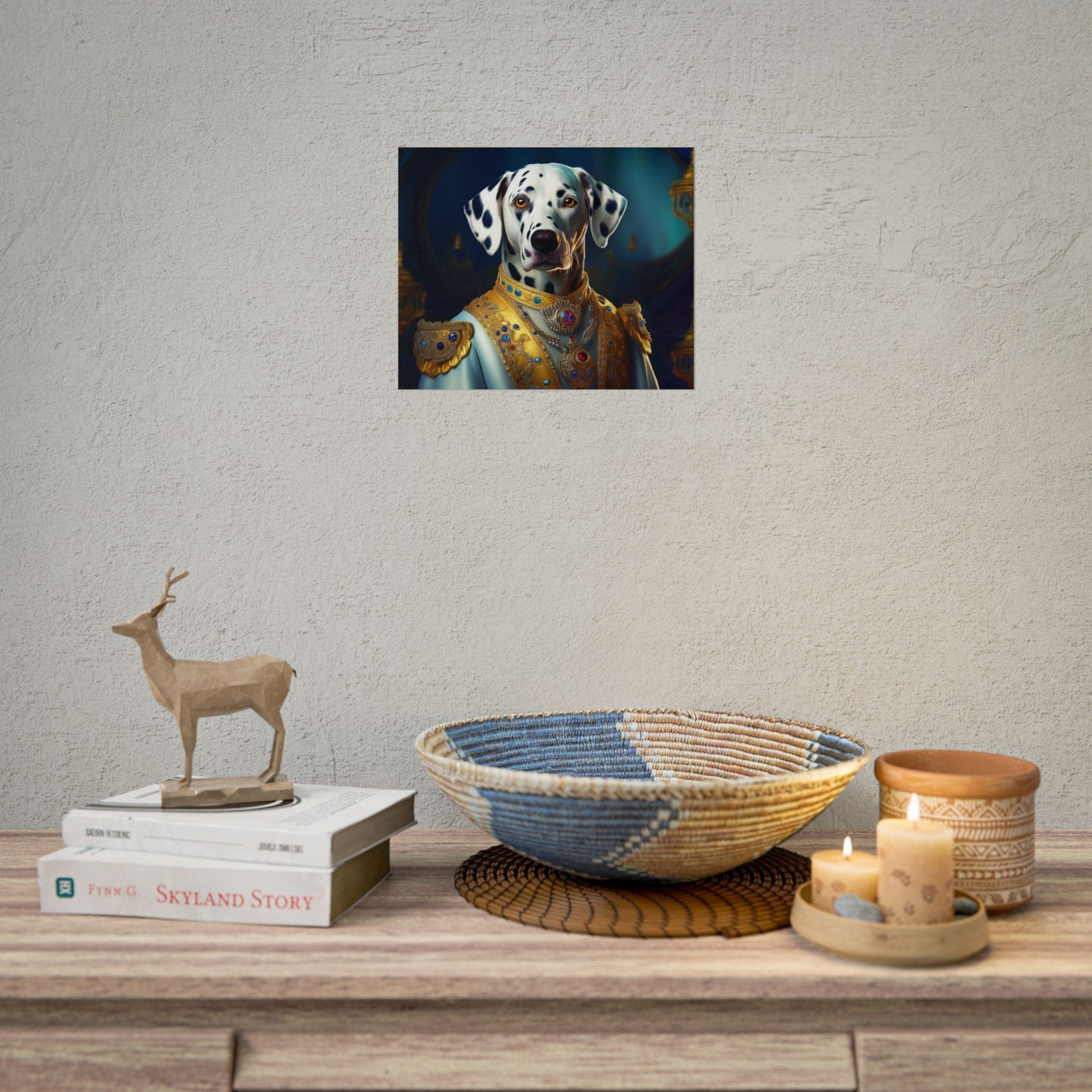 Dalmation Dog Renaissance Pet Portrait Wall Print | Art Print | Wall Art | Dog Art